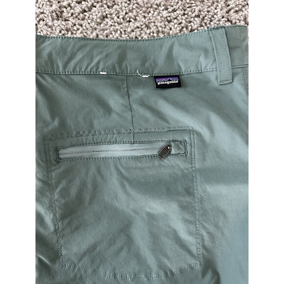 Patagonia Women’s 8 Green Utility Pants Stretch Zip Pockets Outdoor - Picture 5 of 8